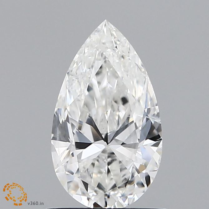 GIA 1.00 Carat Natural G I1 Pear Diamond SE-5160