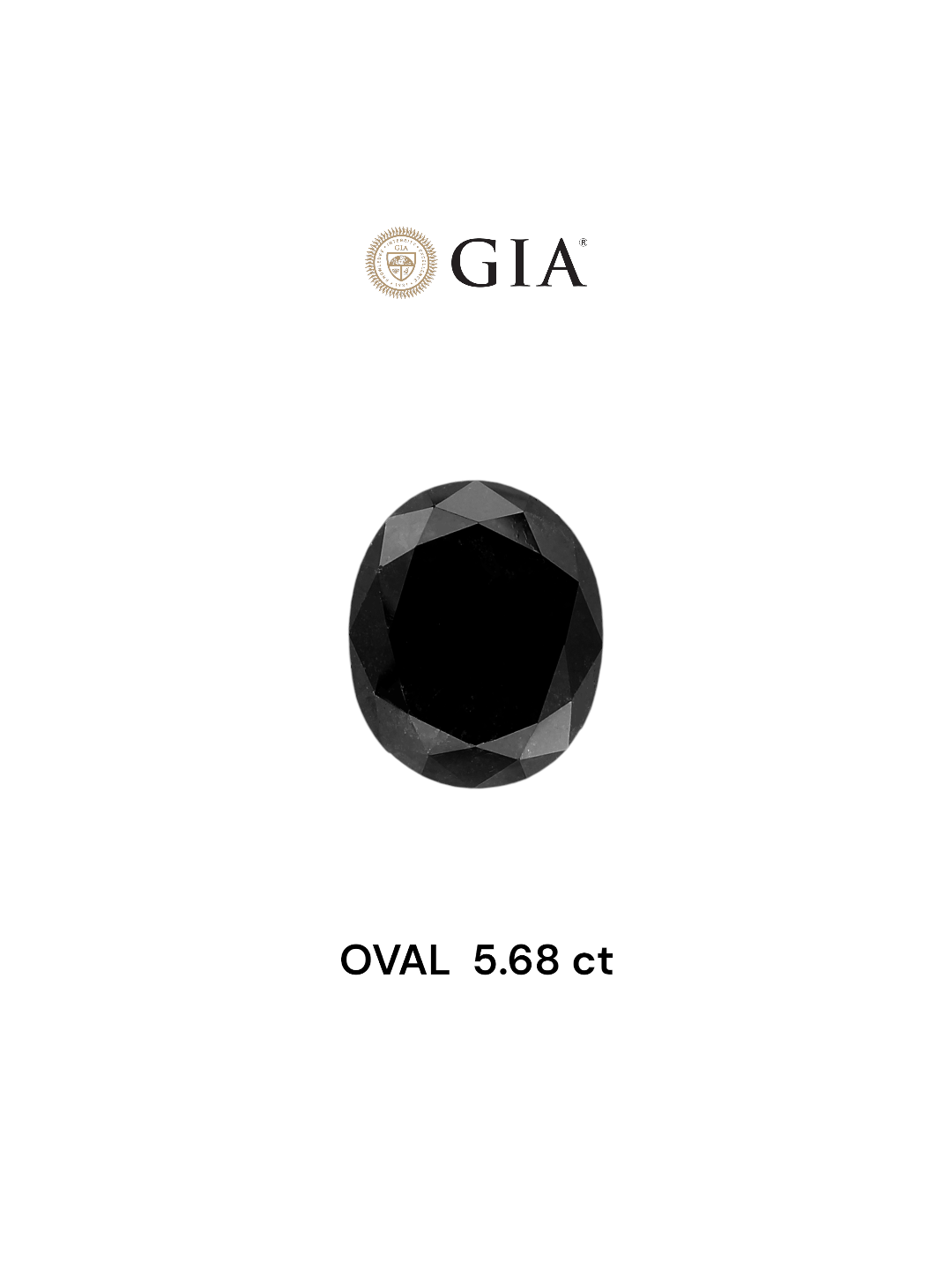 GIA 5.68 Carat Natural Fancy Brown Oval Diamond SE-5583GN
