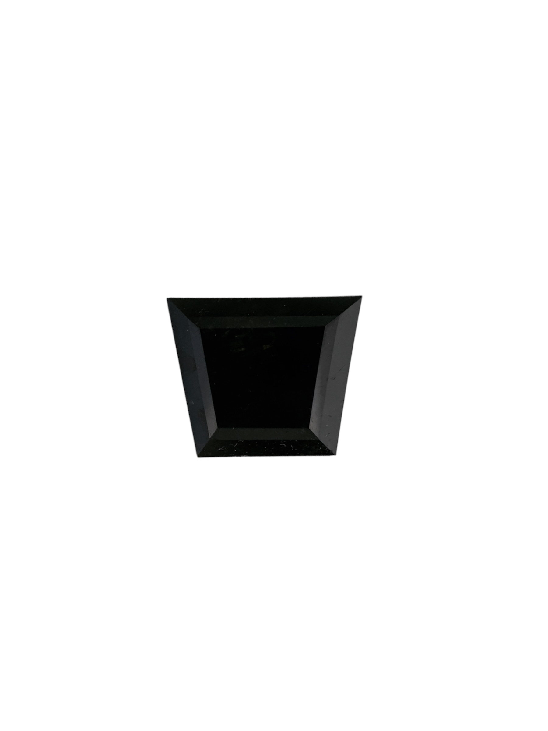 2.32 Carat Natural Fancy Black Trapezoid Diamond SE-7184T