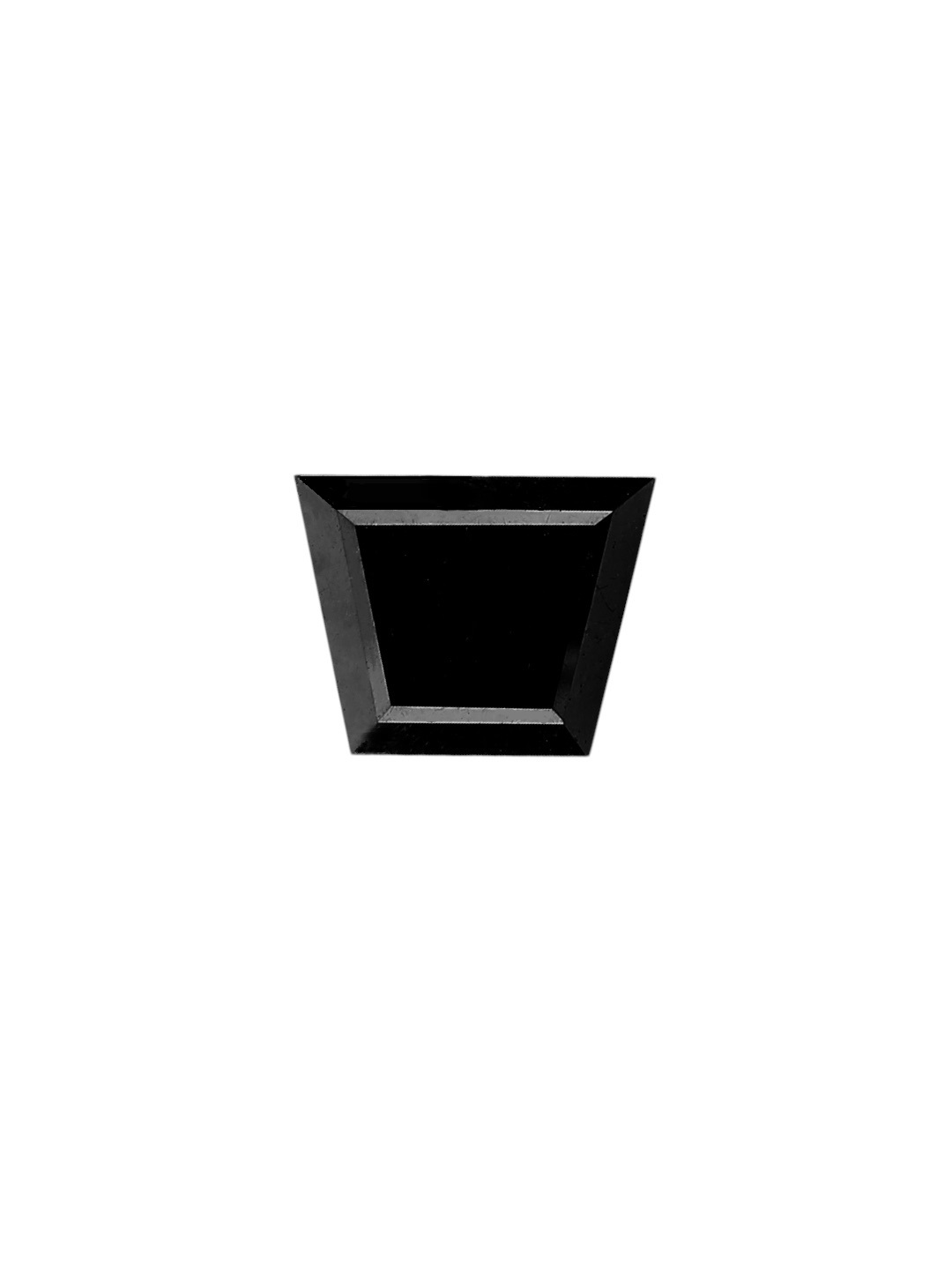 2.38 Carat Natural Fancy Black Trapezoid Diamond SE-7186T