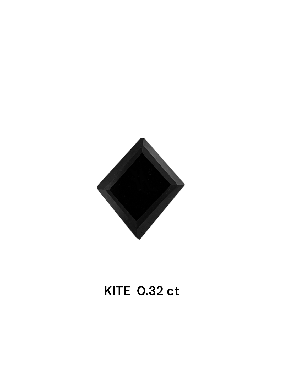 0.32 Carat Natural Fancy Black Kite Diamond SE-7544TA