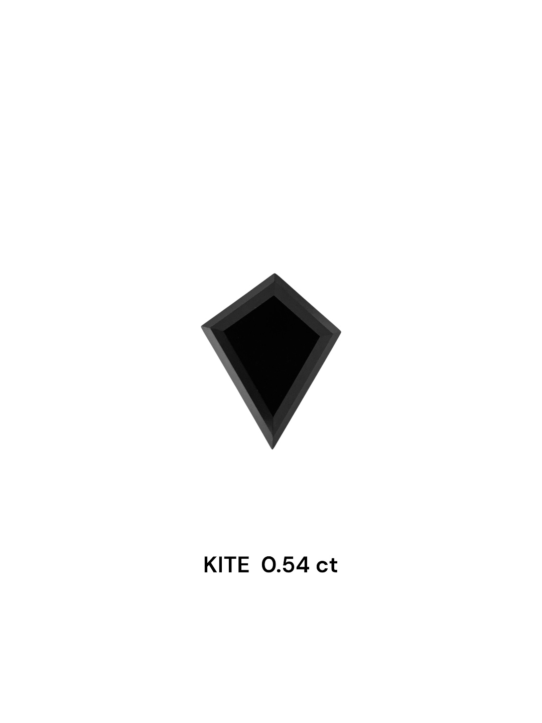 0.54 Carat Natural Fancy Black Kite Diamond SE-8037T