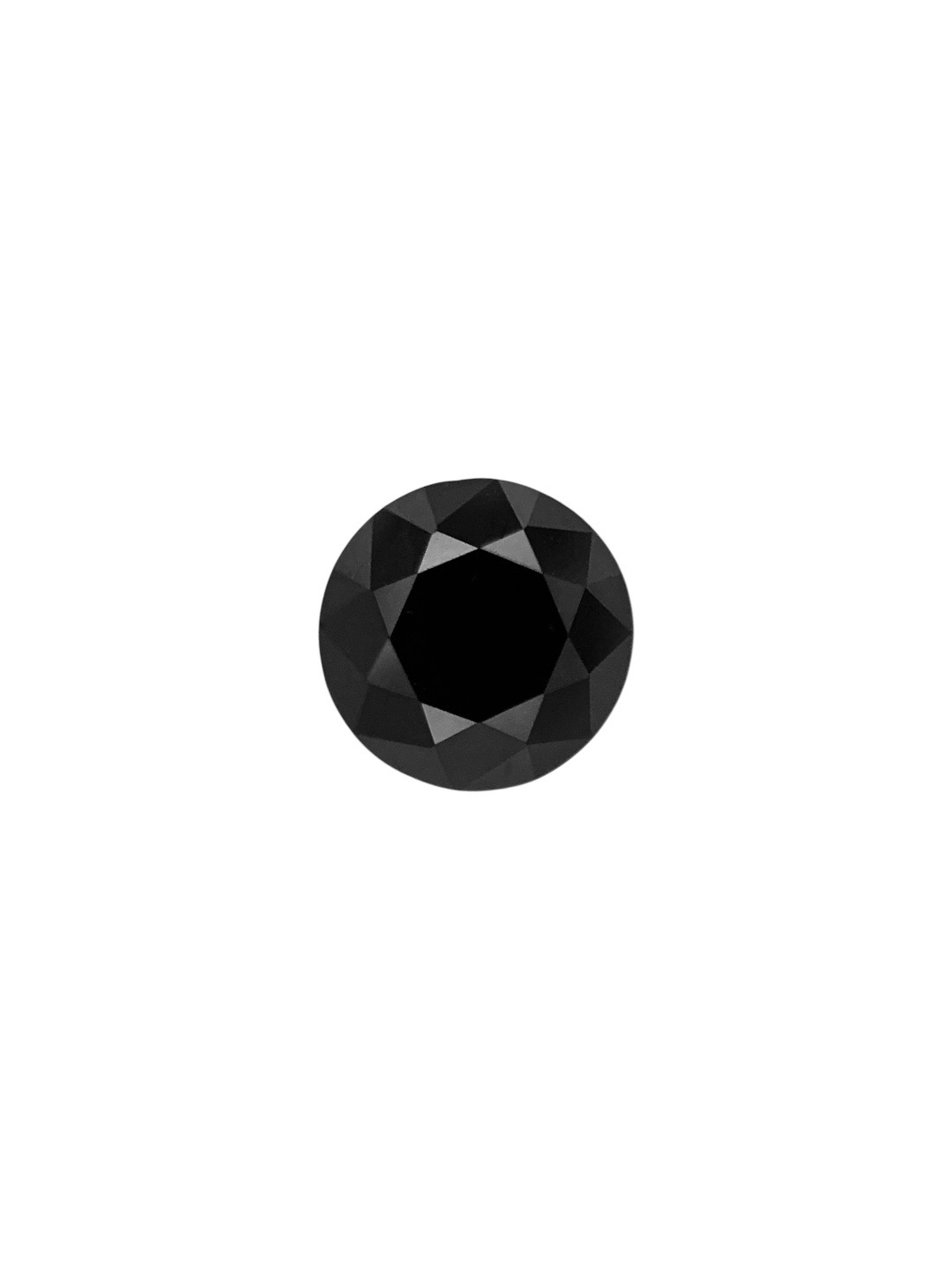 0.37 Carat Natural Fancy Black Round Diamond SE-8759T134