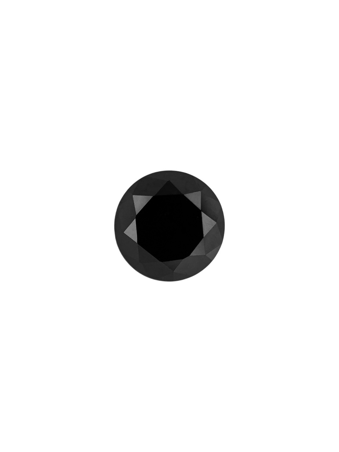 0.22 Carat Natural Fancy Black Round Diamond SE-8935T18