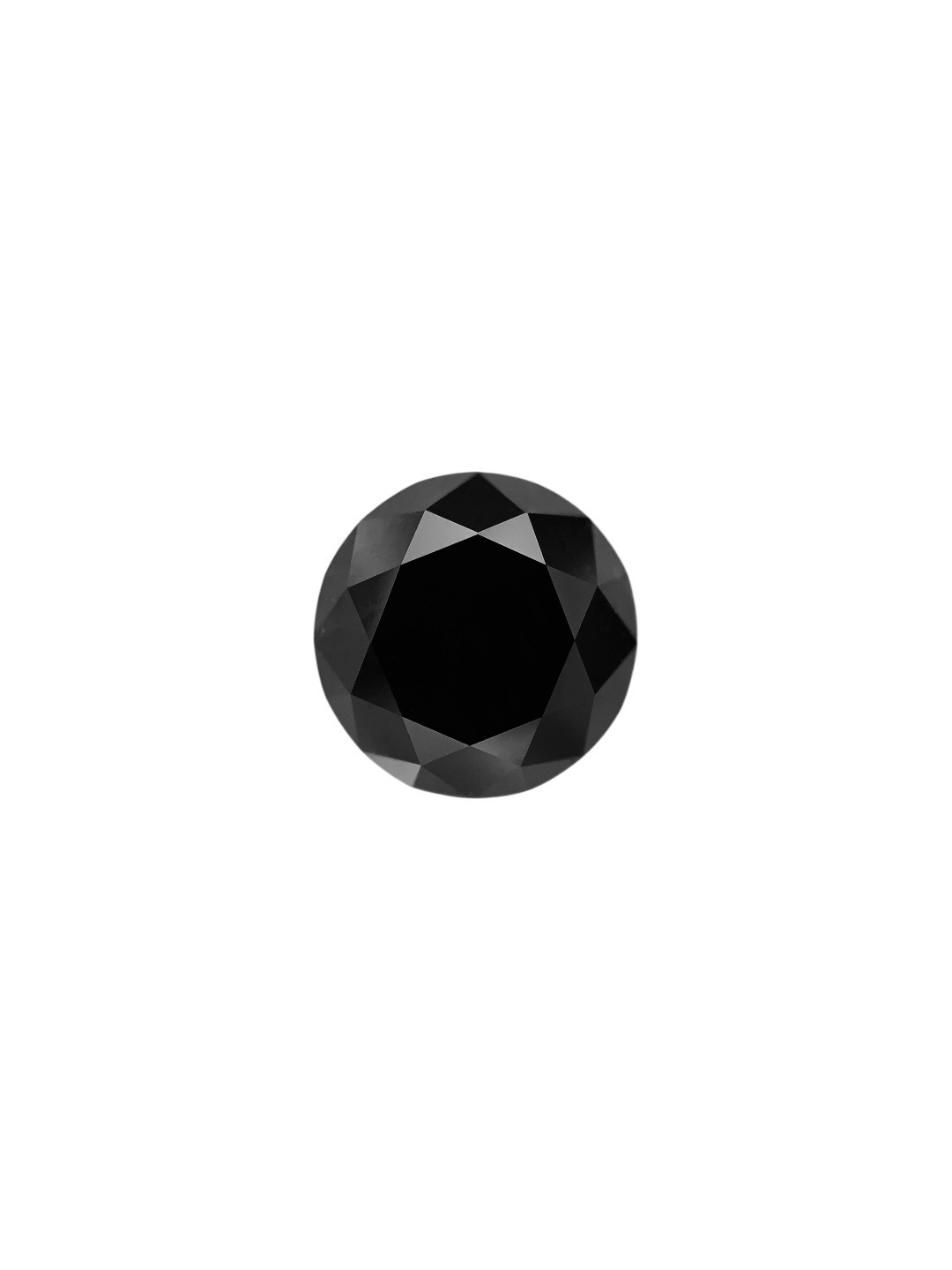 0.22 Carat Natural Fancy Black Round Diamond SE-8935T2