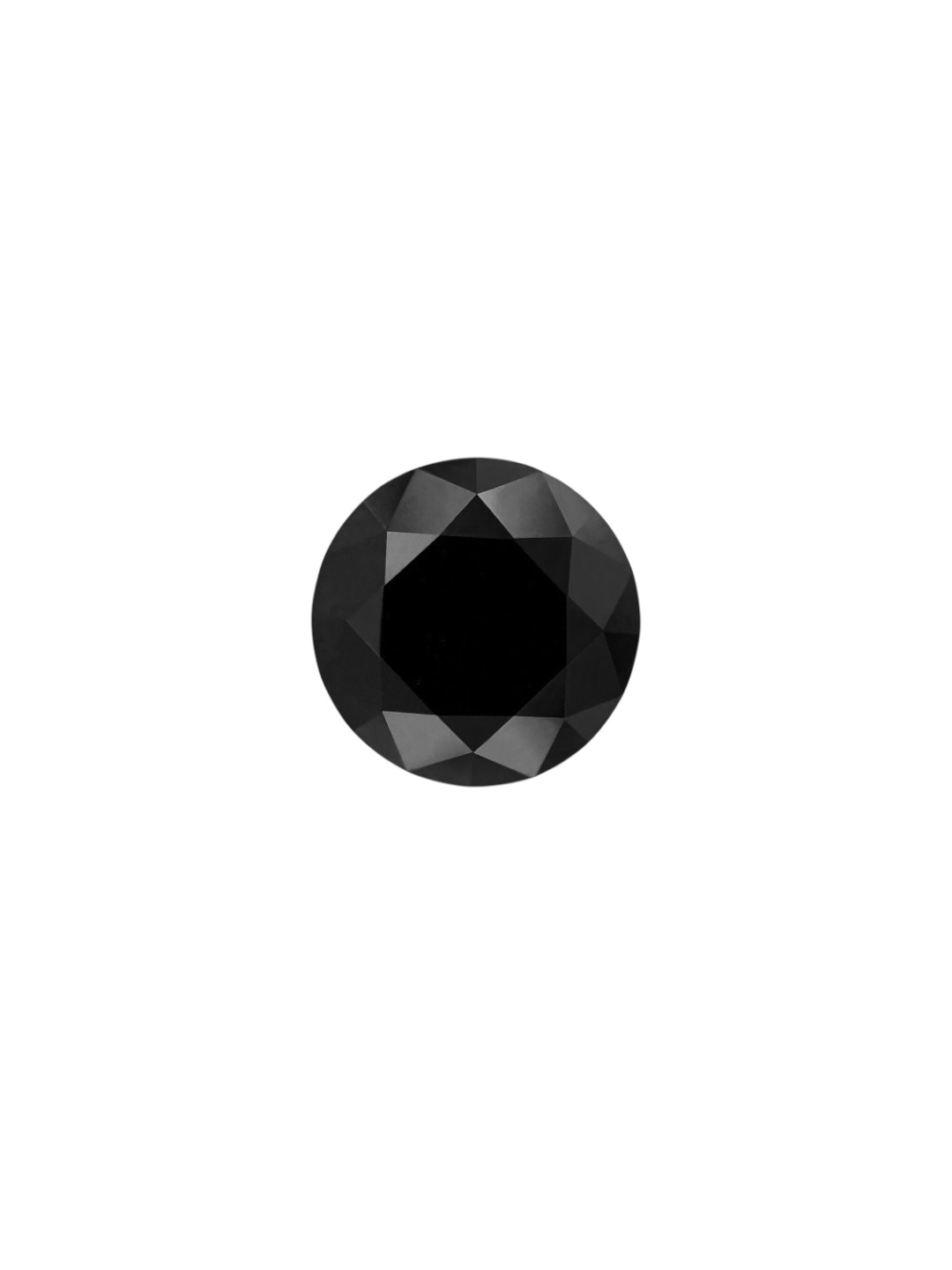 0.28 Carat Natural Fancy Black Round Diamond SE-8935T21
