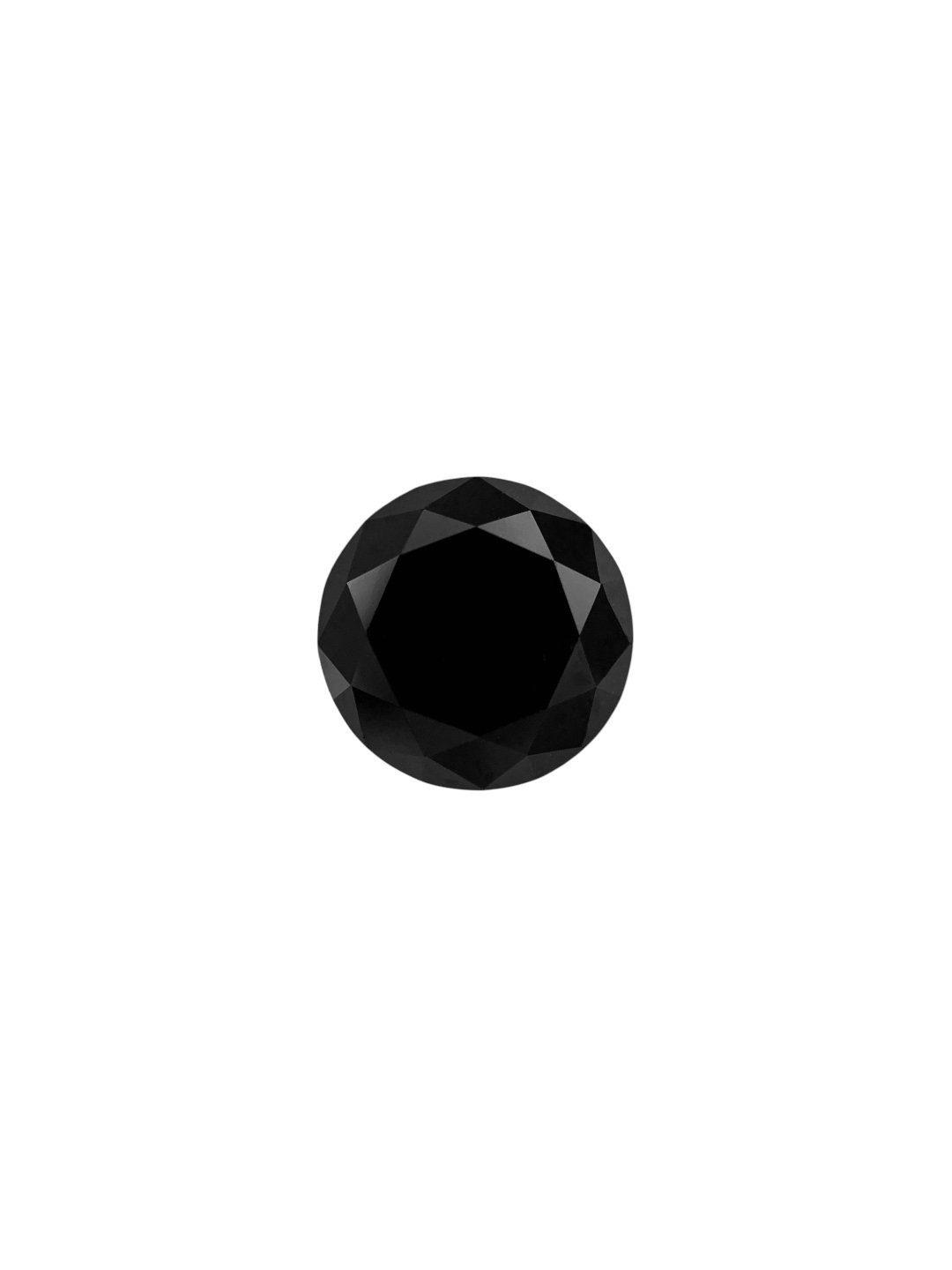 0.26 Carat Natural Fancy Black Round Diamond SE-8935T56