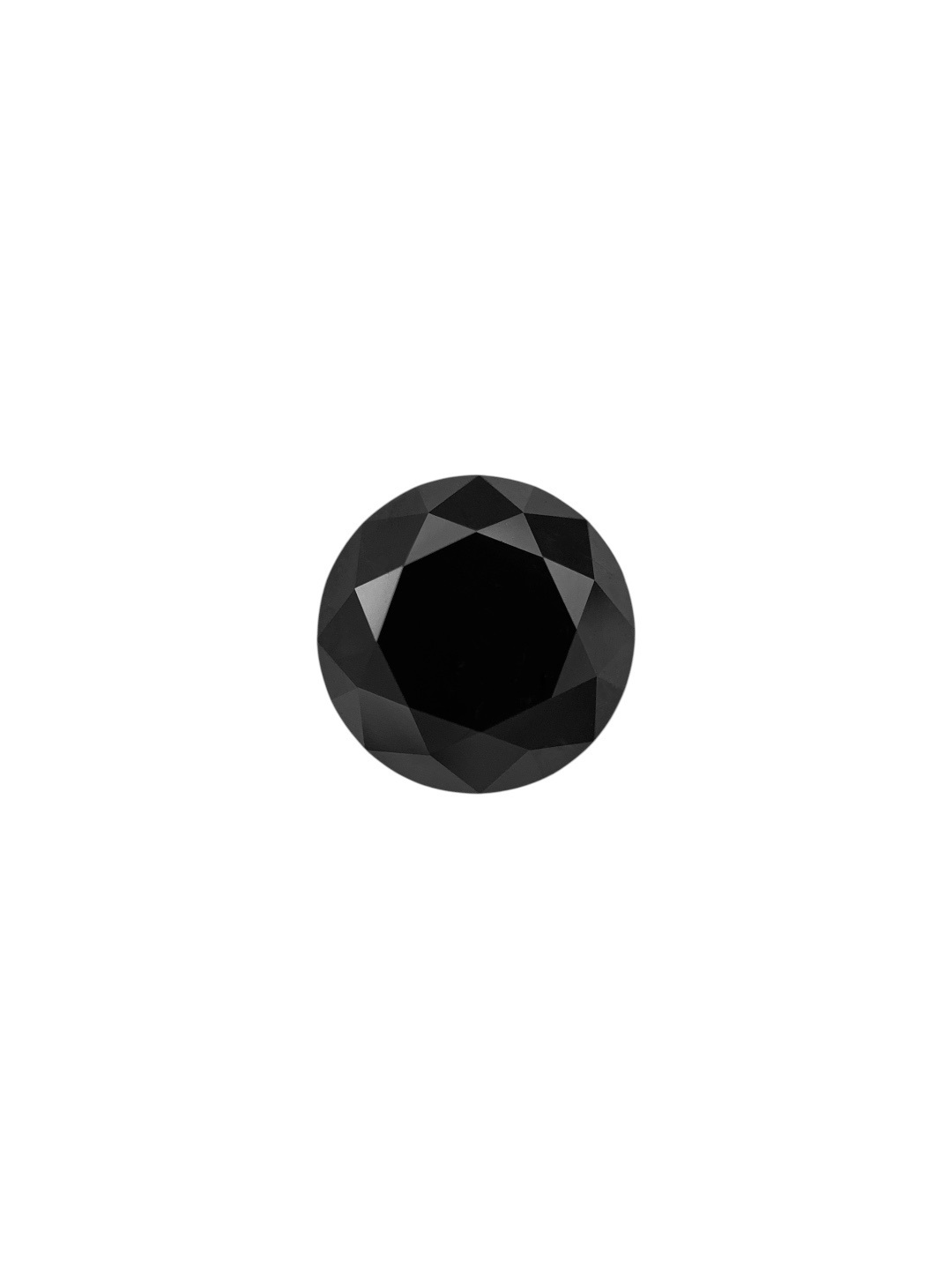 0.22 Carat Natural Fancy Black Round Diamond SE-8935T71