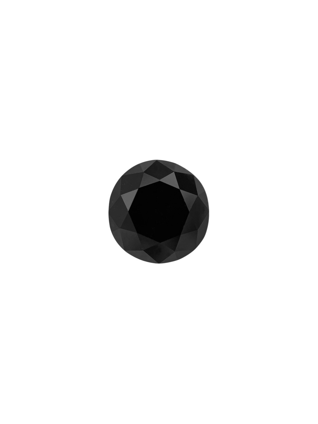 0.19 Carat Natural Fancy Black Round Diamond SE-8935T72