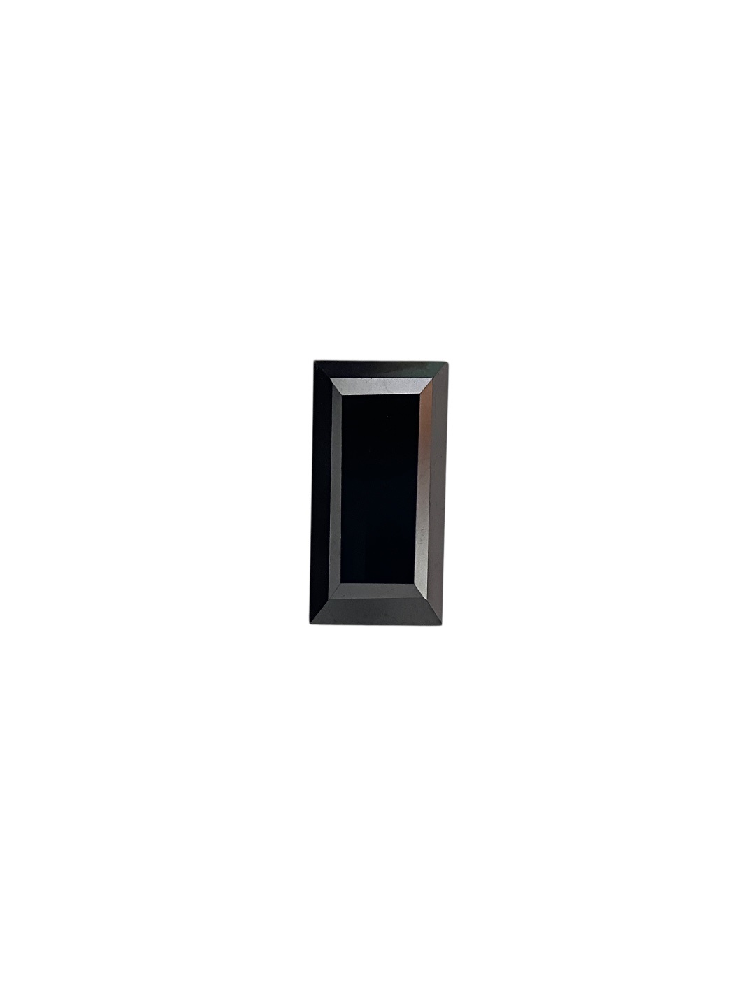 0.38 Carat Natural Fancy Black Baguette Diamond SE-8956B