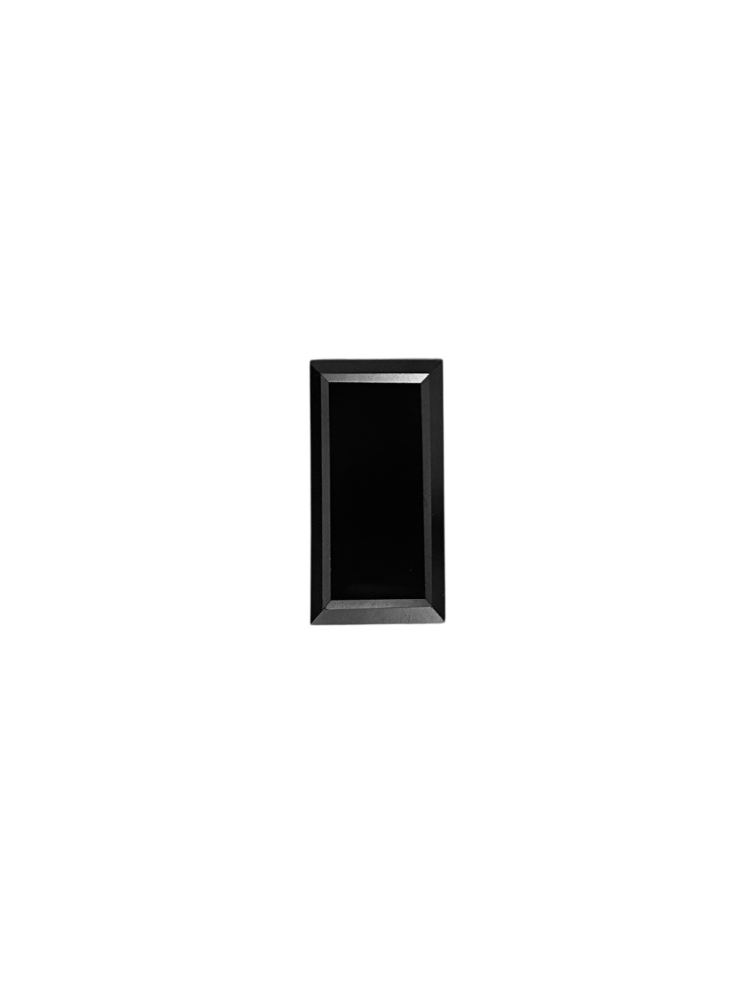 0.36 Carat Natural Fancy Black Baguette Diamond SE-8956L