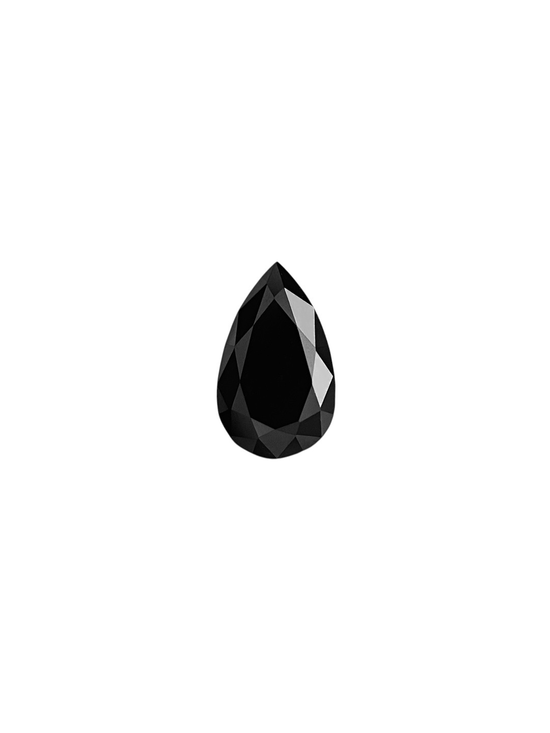 0.13 Carat Natural Fancy Black Pear Diamond SE-9083T14