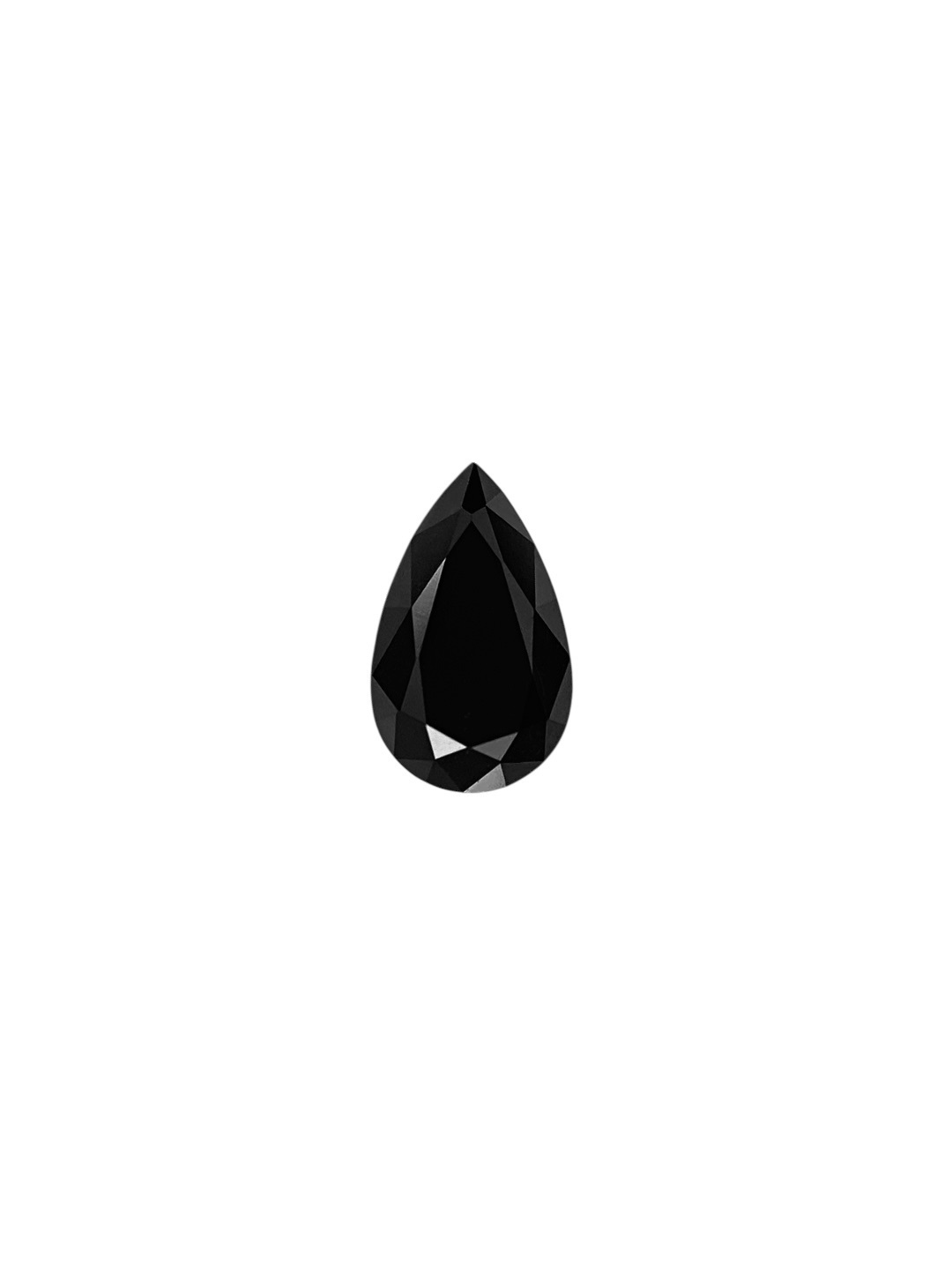 0.10 Carat Natural Fancy Black Pear Diamond SE-9083T5