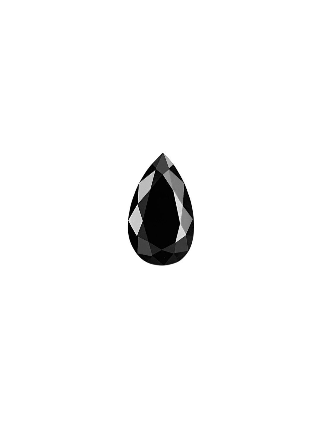 0.11 Carat Natural Fancy Black Pear Diamond SE-9083T6