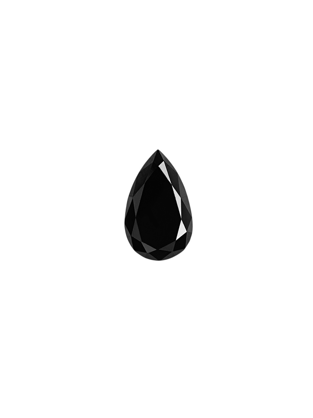 0.13 Carat Natural Fancy Black Pear Diamond SE-9085T13