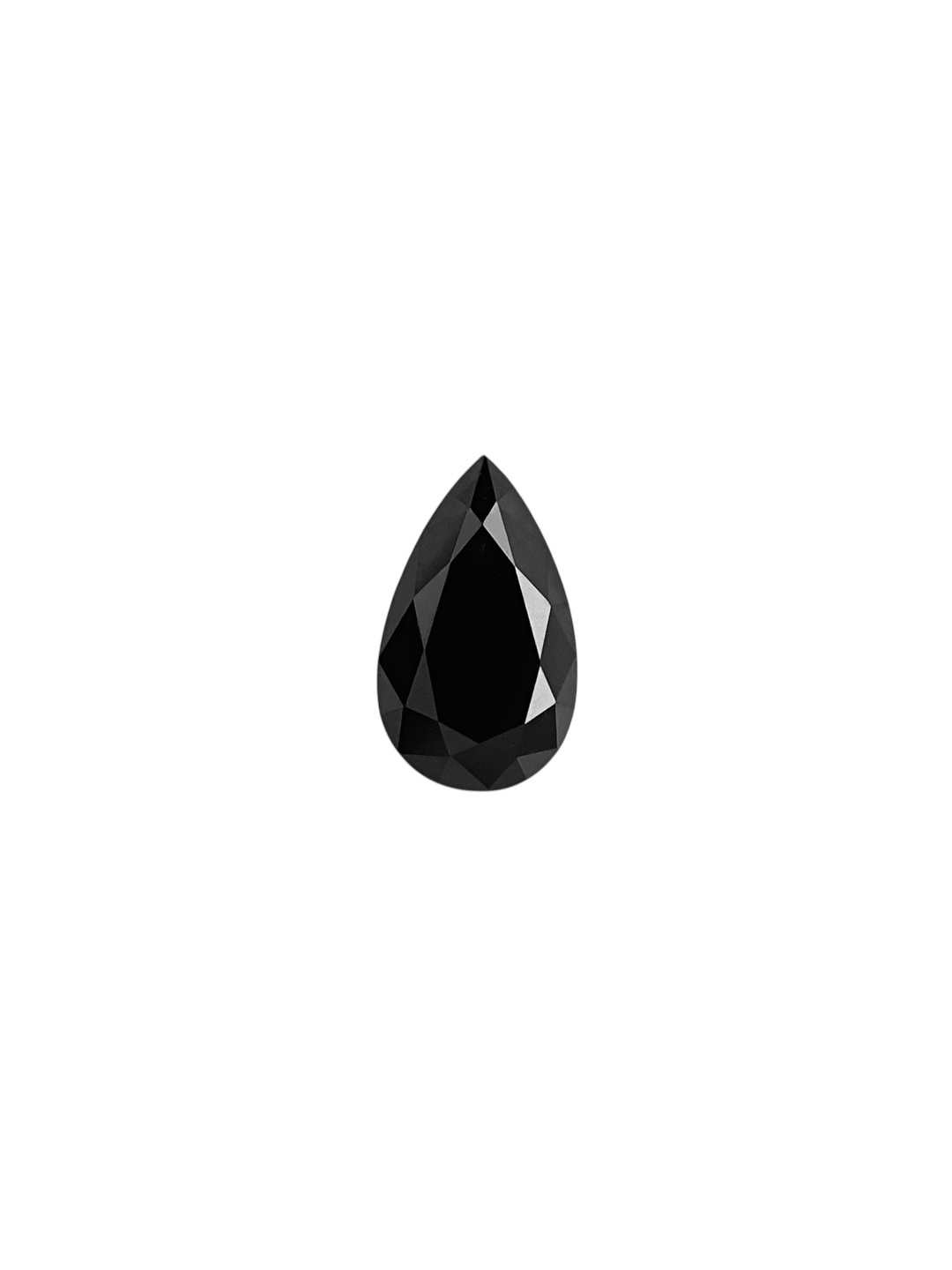 0.14 Carat Natural Fancy Black Pear Diamond SE-9085T14