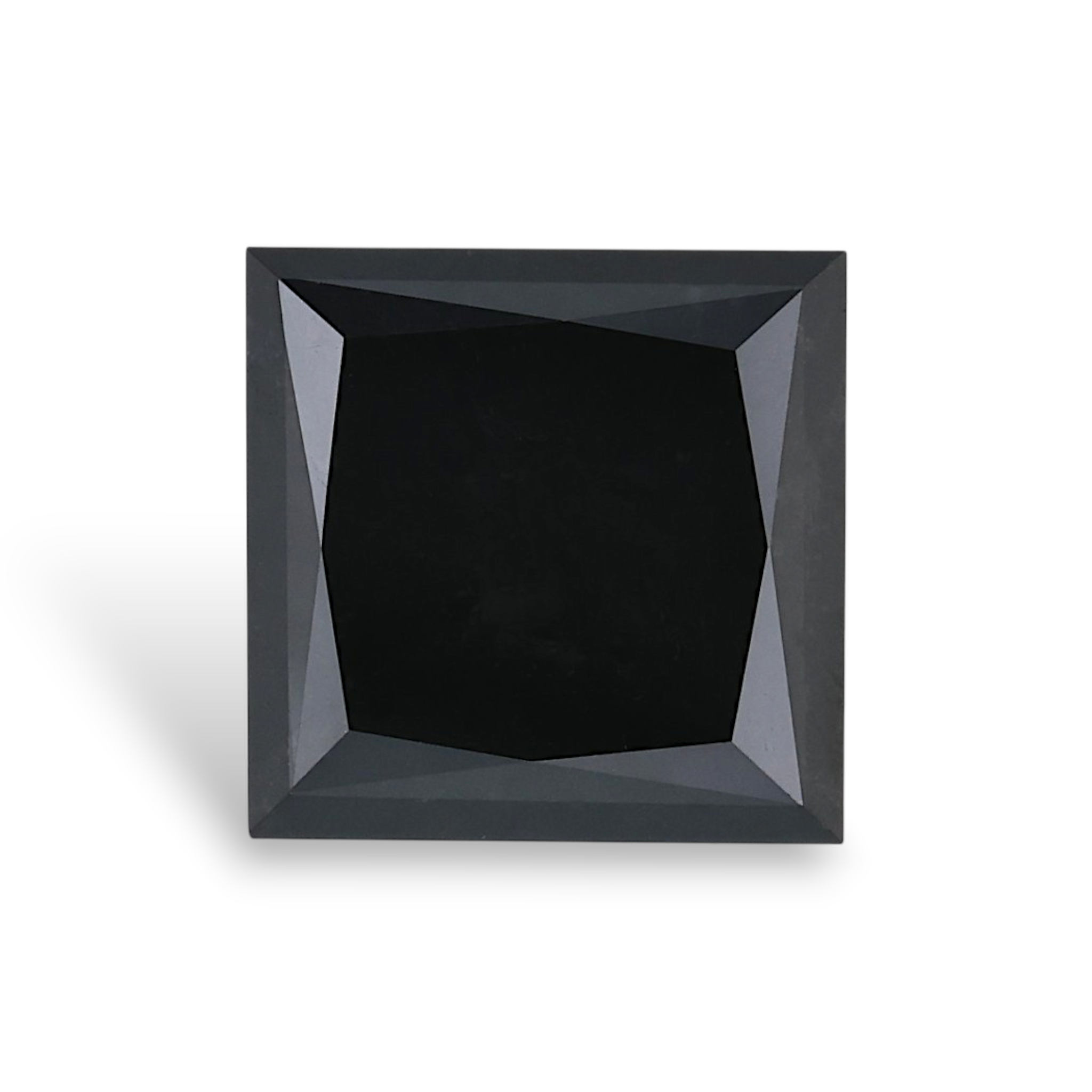 3.91 Carat Natural Fancy Black Princess Diamond SE-10543T