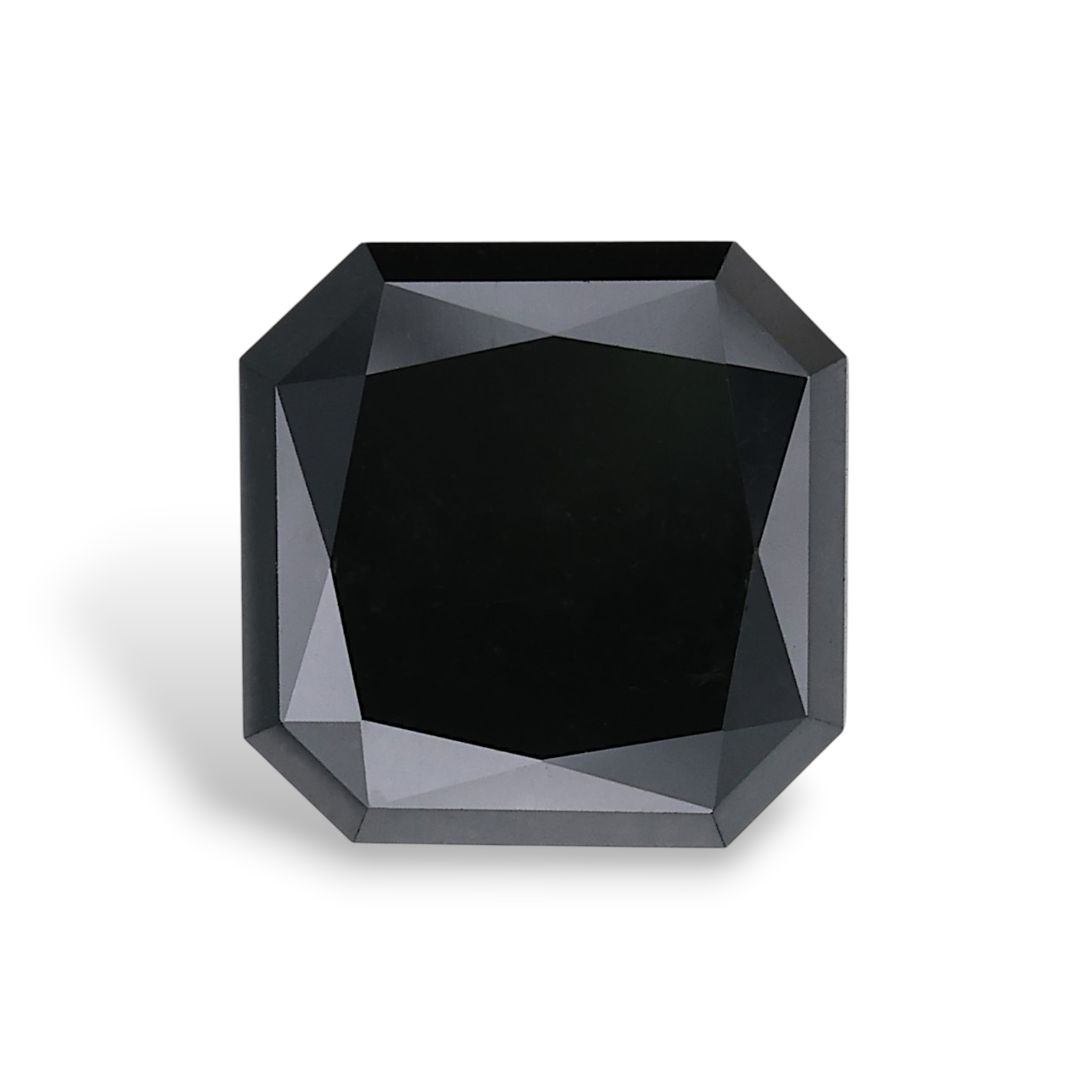5.05 Carat Natural Fancy Black Radiant Diamond SE-10544T