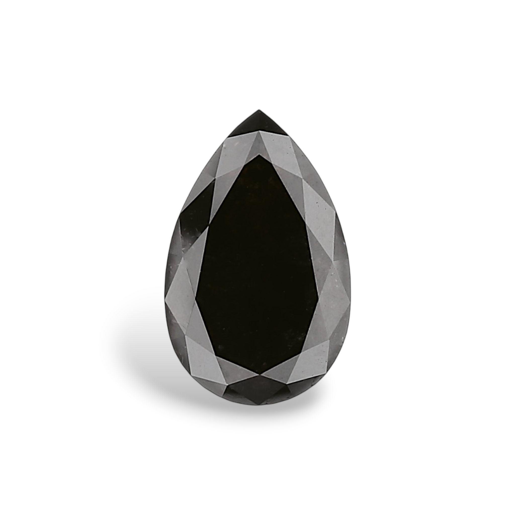 GIA 2.64 Carat Natural Fancy Black Pear Diamond SE-8794GN