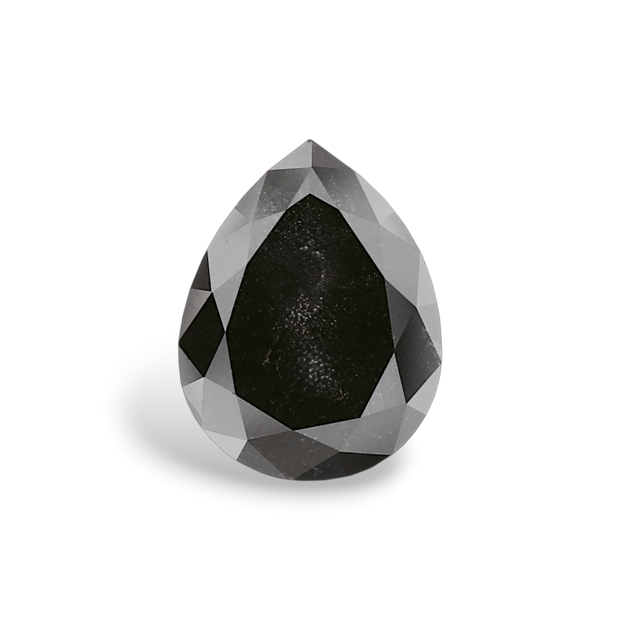 GIA 2.01 Carat Natural Fancy Black Pear Diamond SE-8832GN