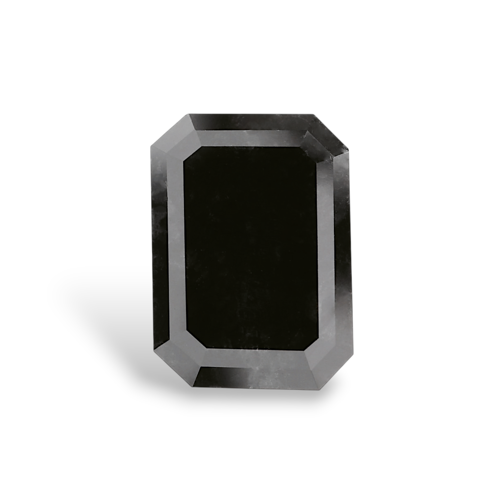 GIA 4.84 Carat Natural Fancy Black Emerald Diamond SE-8841GN