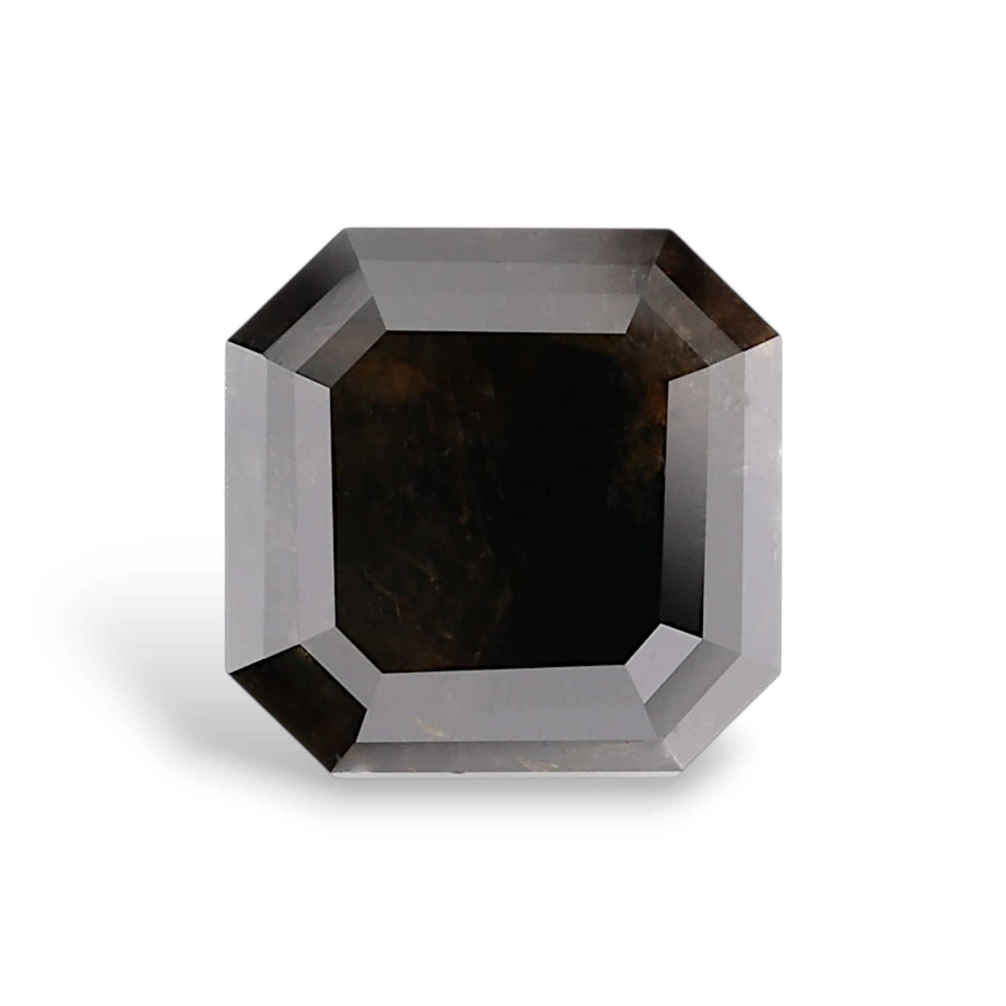GIA 3.10 Carat Natural Fancy Black Sq emerald Diamond SE-8859GN