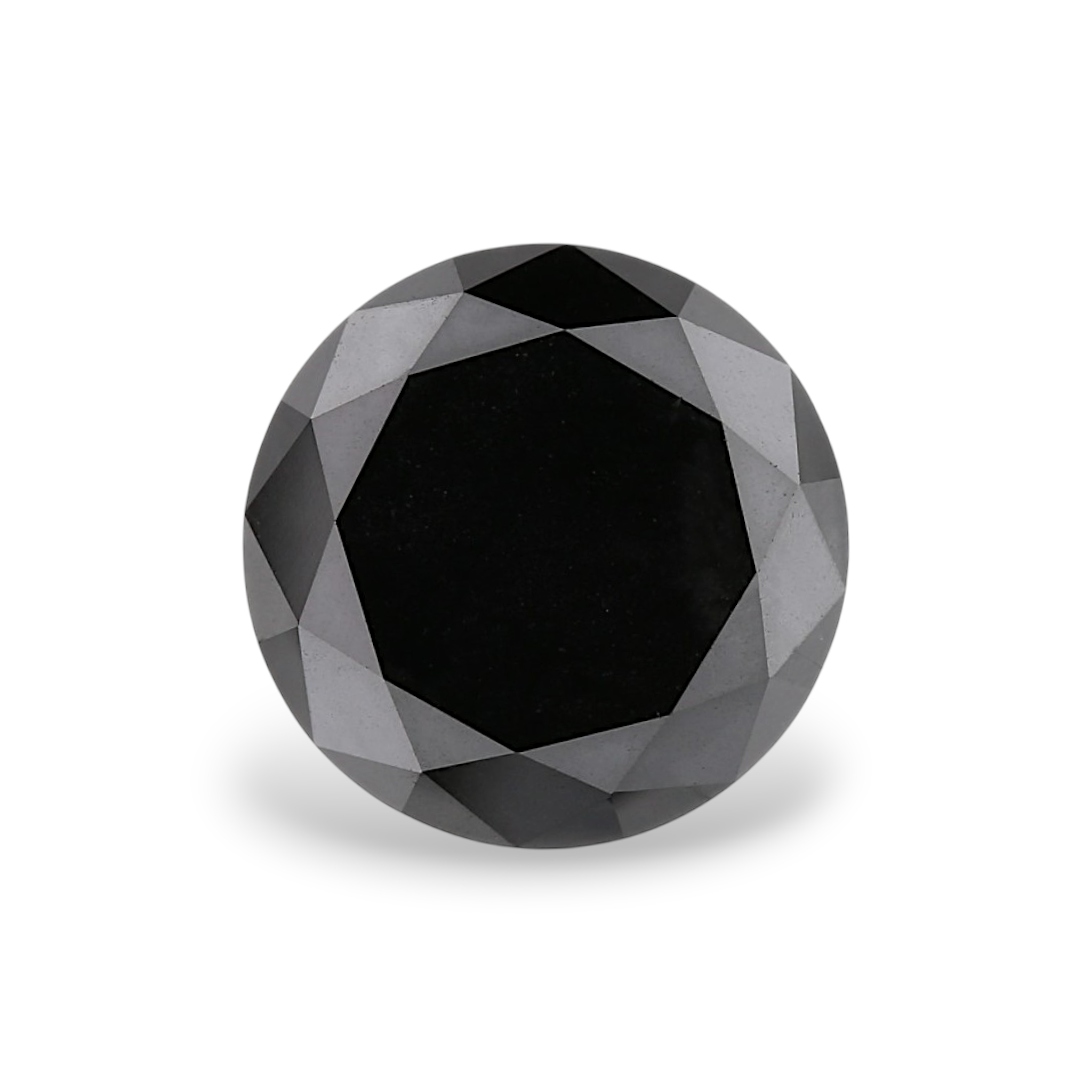 GIA 3.25 Carat Natural Fancy Black Round Diamond SE-8862GN