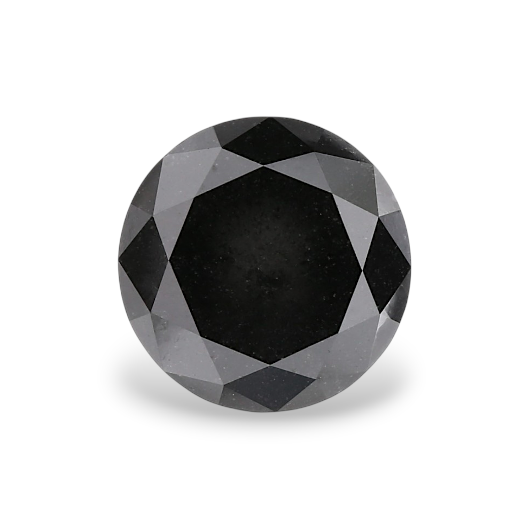 GIA 2.02 Carat Natural Fancy Black Round Diamond SE-8865GN