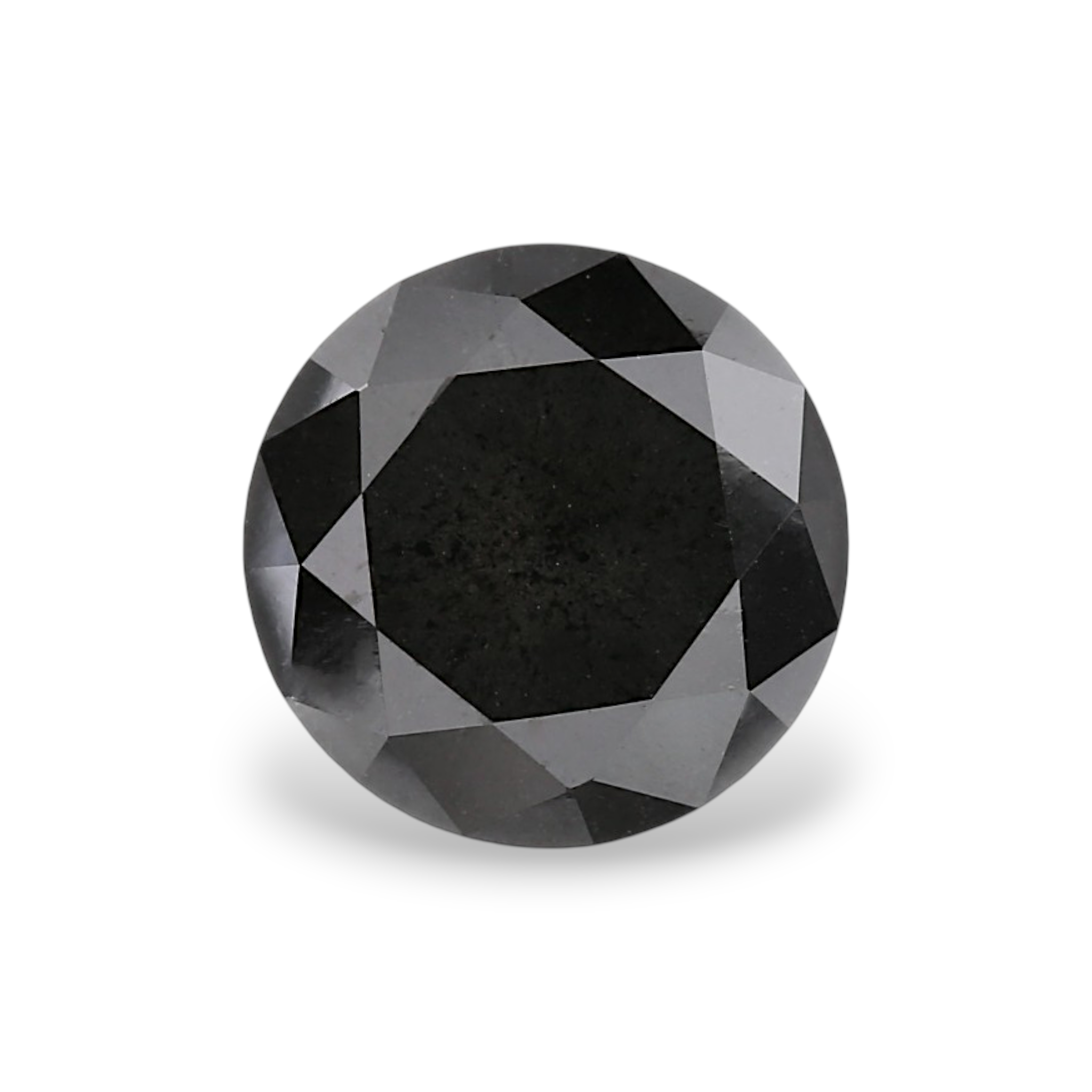 GIA 2.04 Carat Natural Fancy Black Round Diamond SE-8868GN