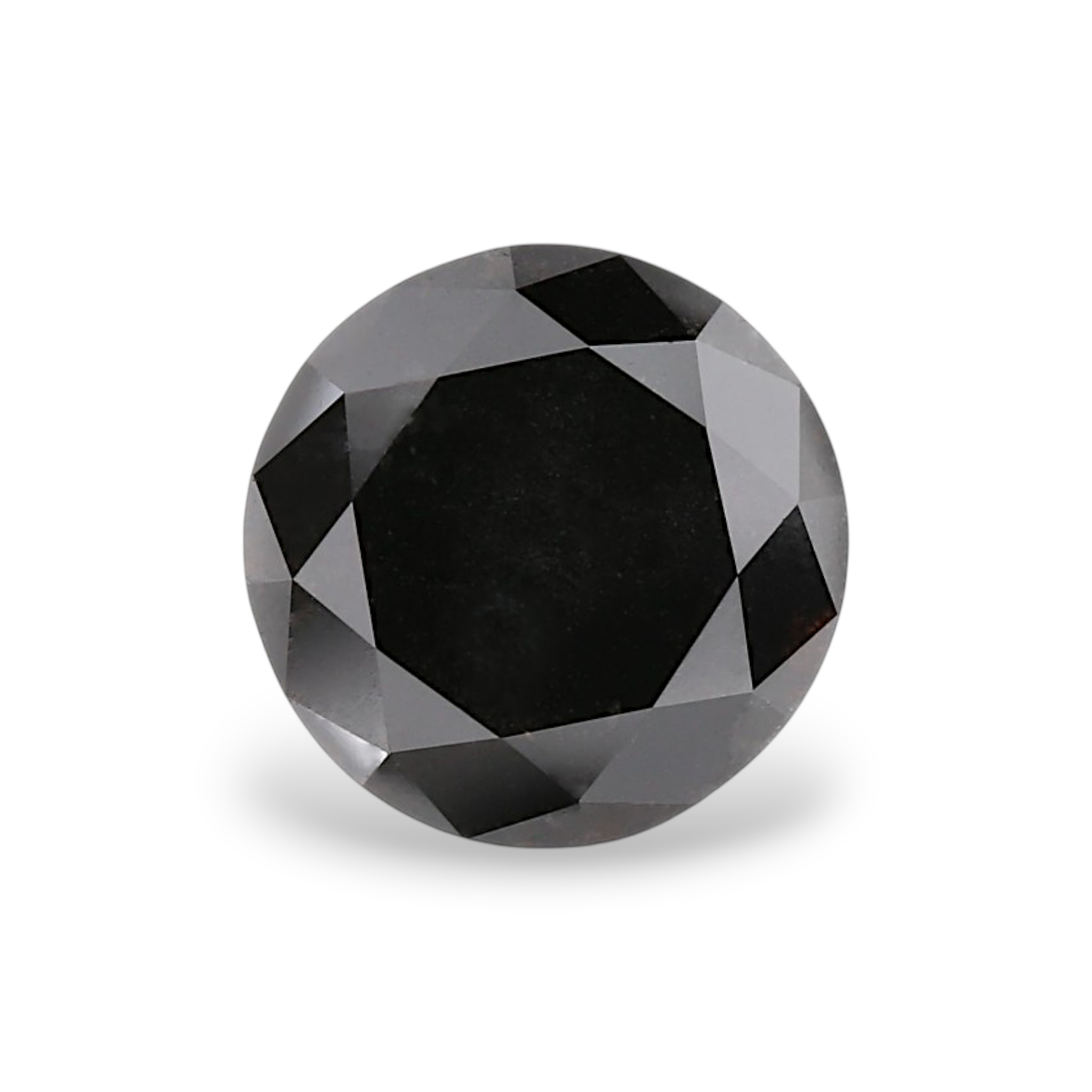 GIA 2.04 Carat Natural Fancy Black Round Diamond SE-8872GN