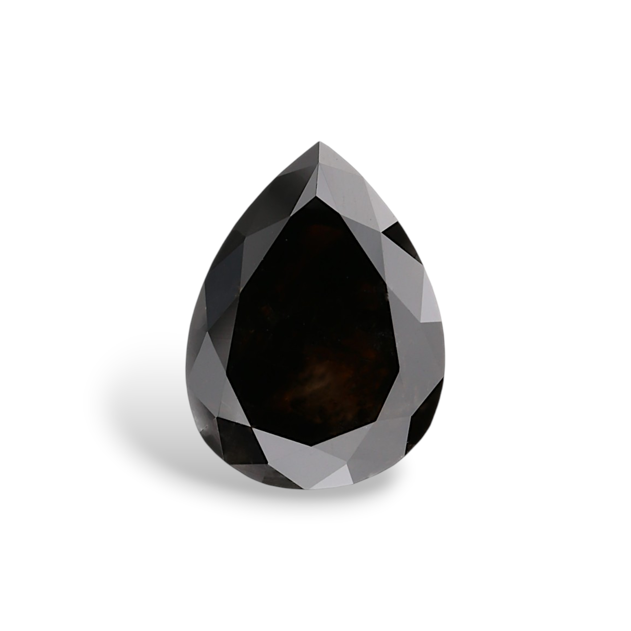GIA 2.49 Carat Natural Fancy Black Pear Diamond SE-8876GN