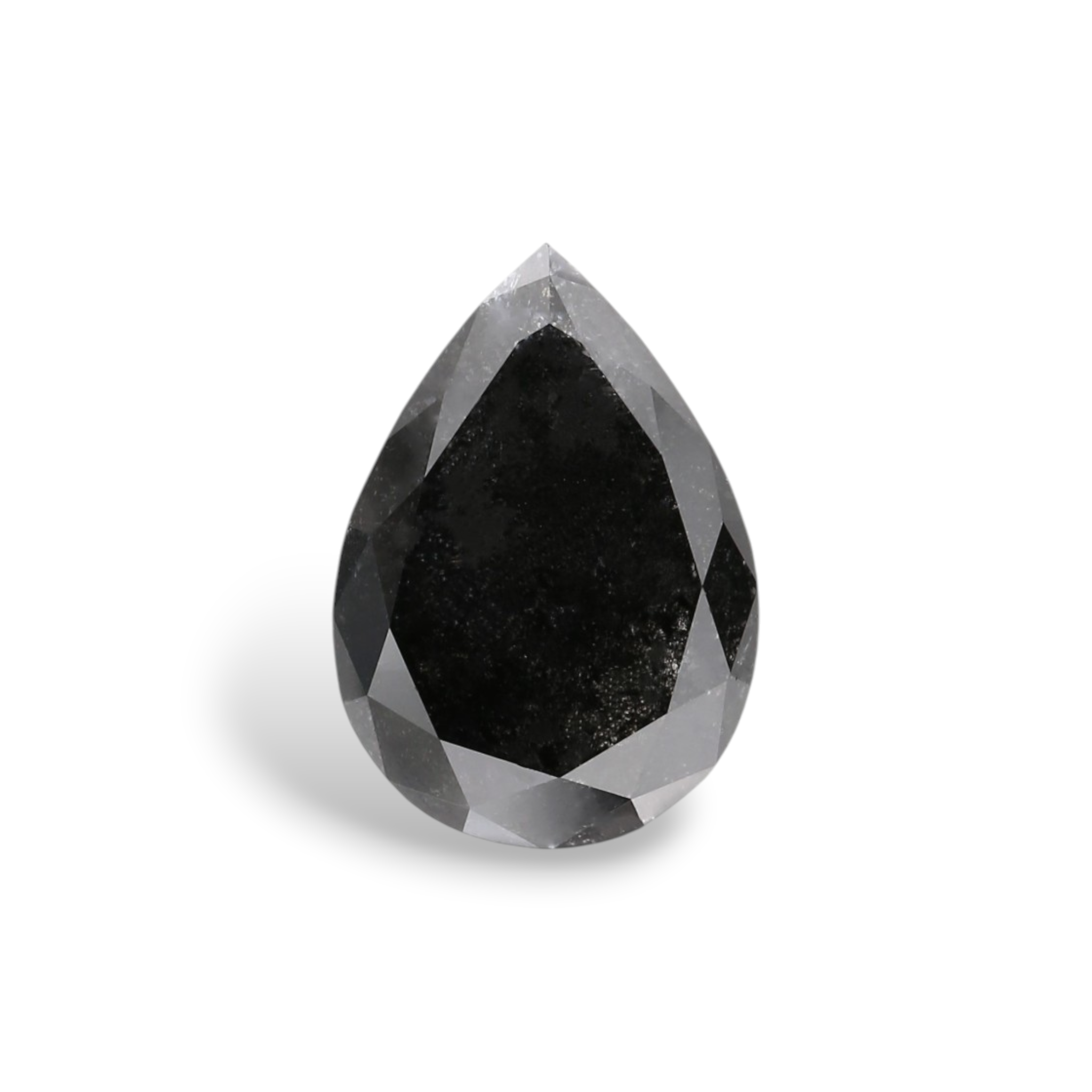 GIA 2.33 Carat Natural Fancy Black Pear Diamond SE-8880GN