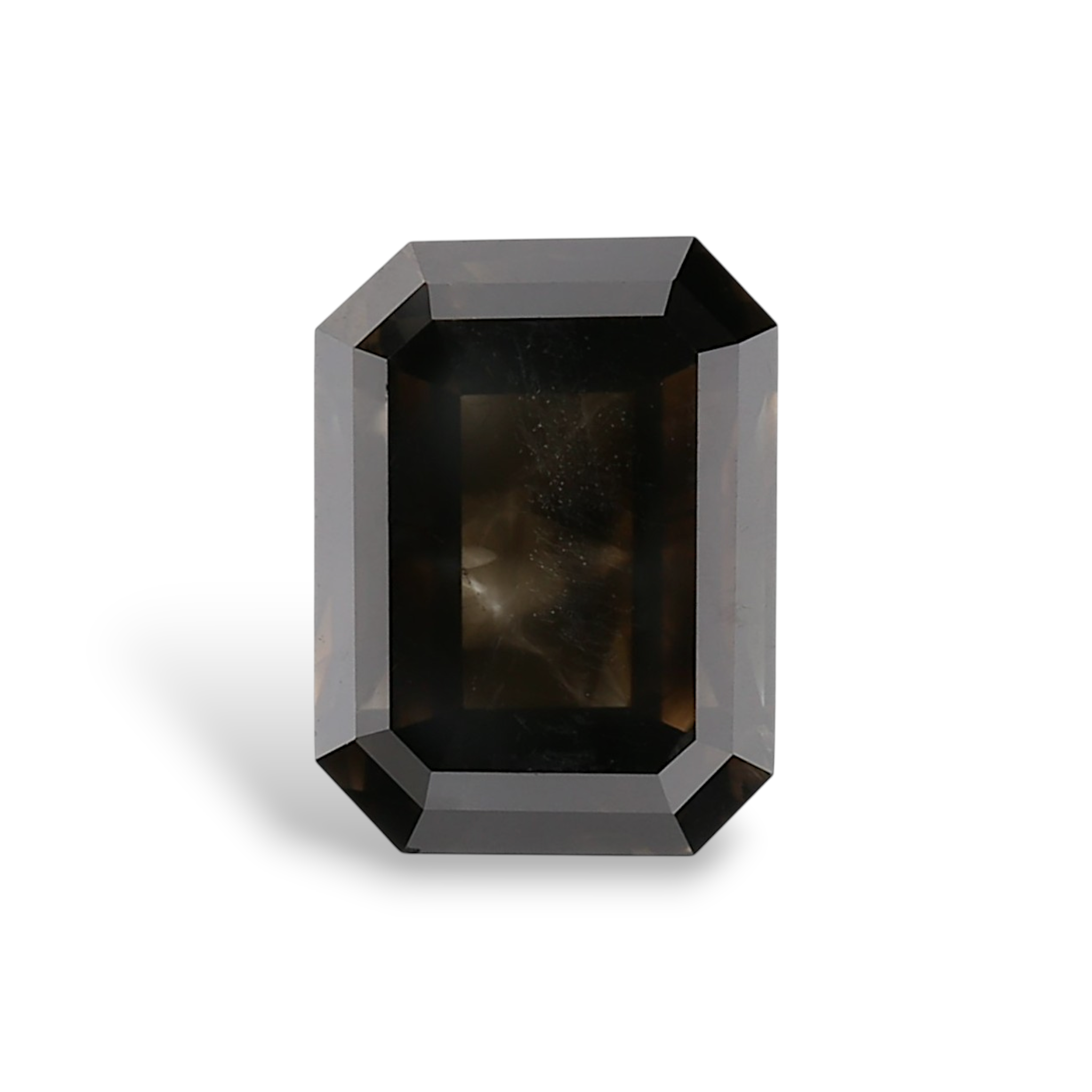 GIA 2.84 Carat Natural Fancy Black Emerald Diamond SE-8895GN