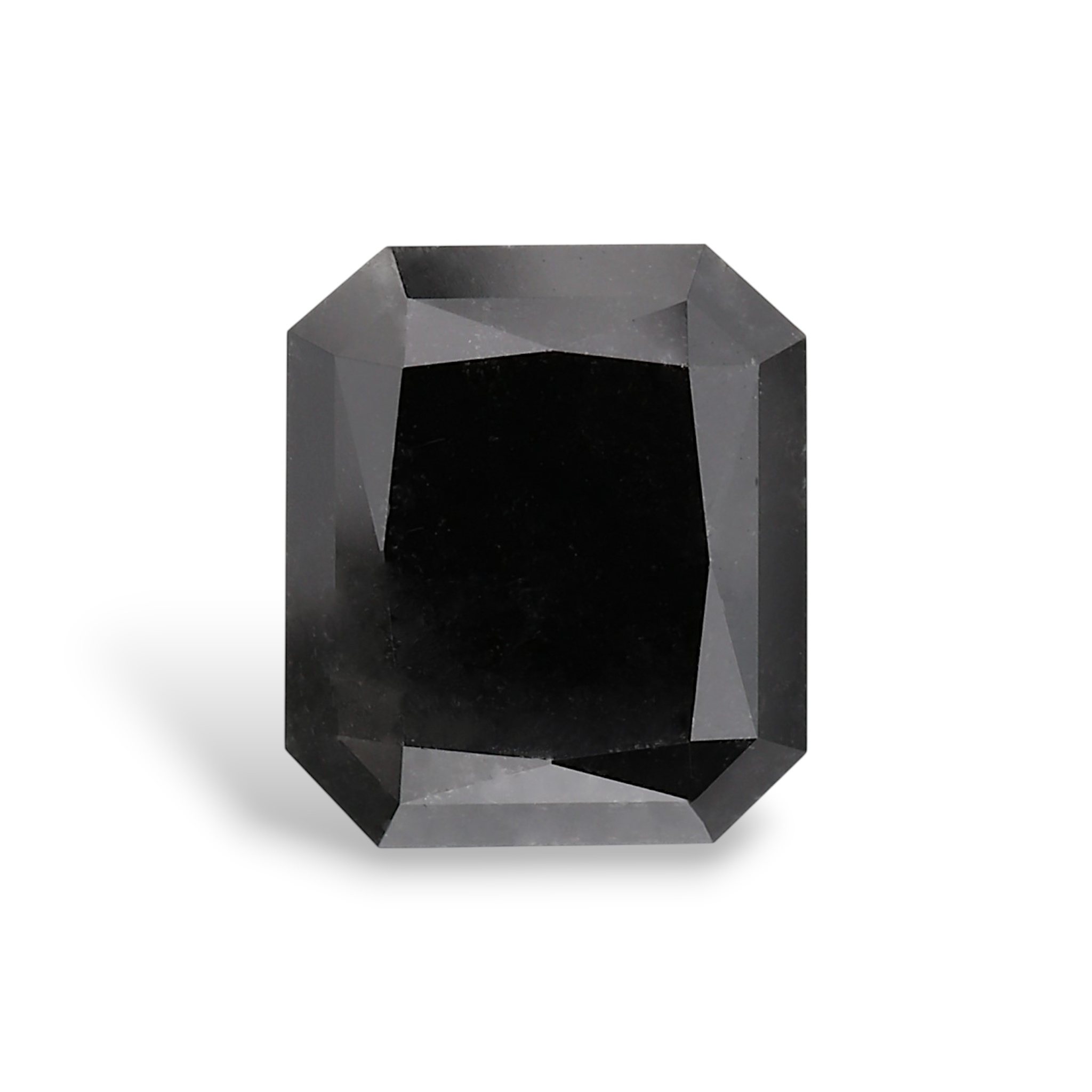 GIA 2.23 Carat Natural Fancy Black Radiant Diamond SE-8918GN