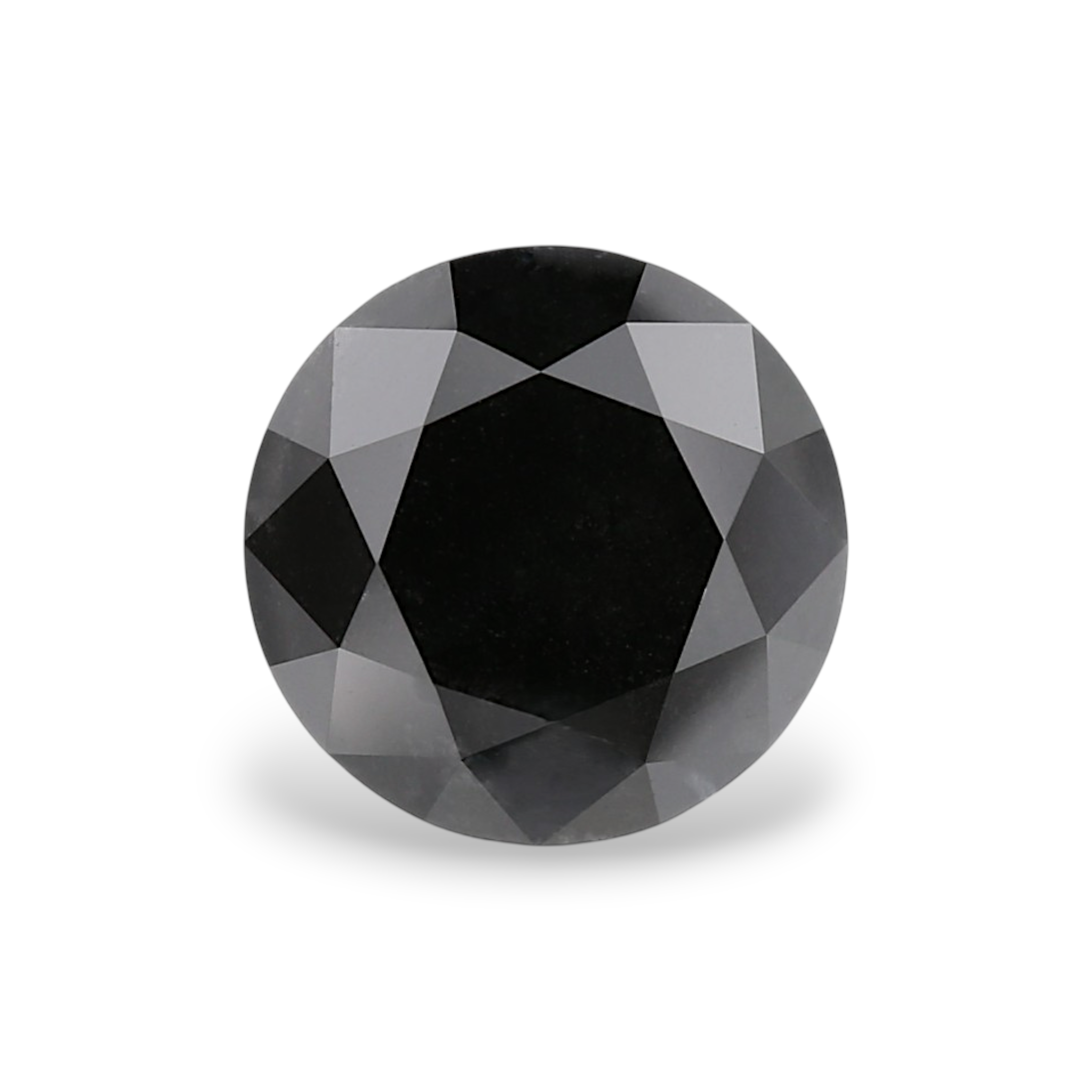 GIA 2.06 Carat Natural Fancy Black Round Diamond SE-9000GN