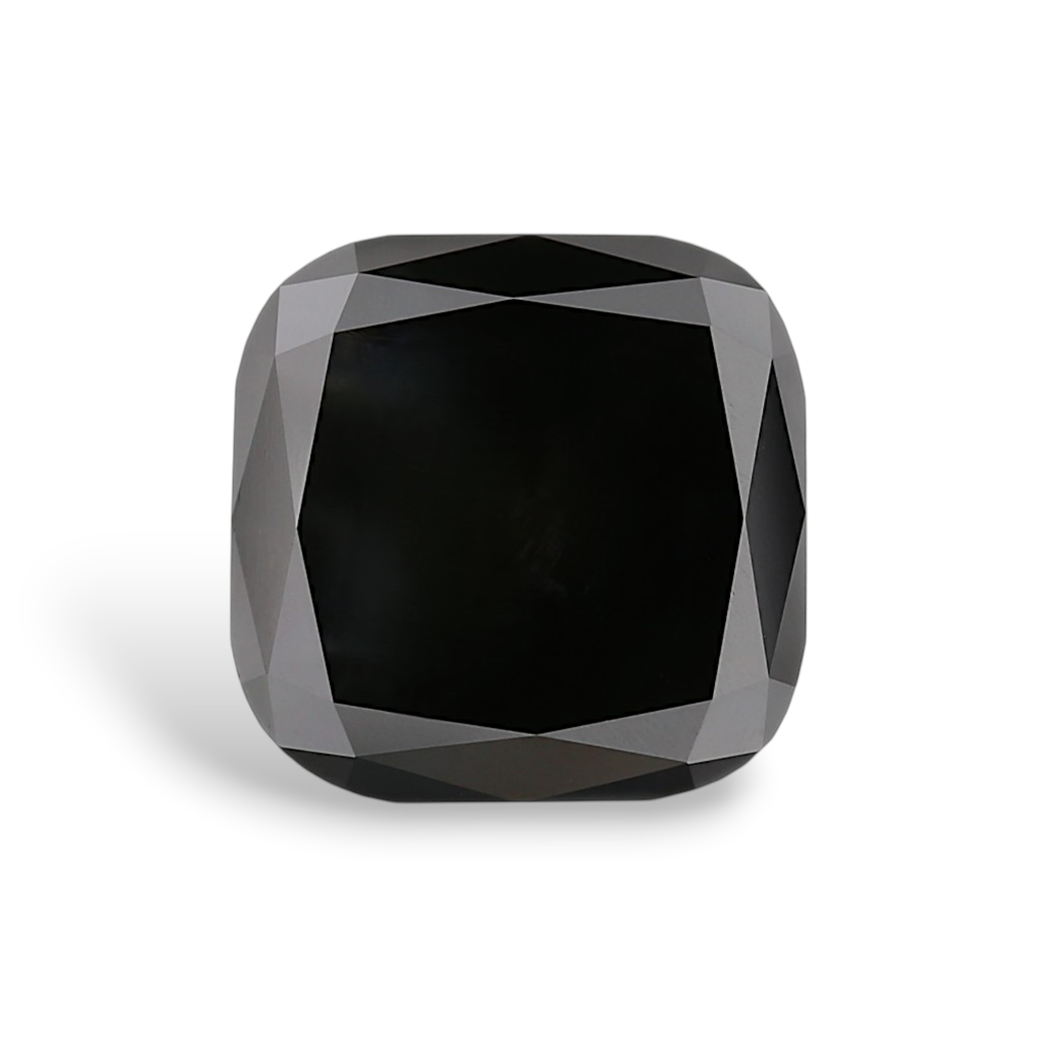 GIA 3.11 Carat Natural Fancy Black Cushion Diamond SE-9355GN