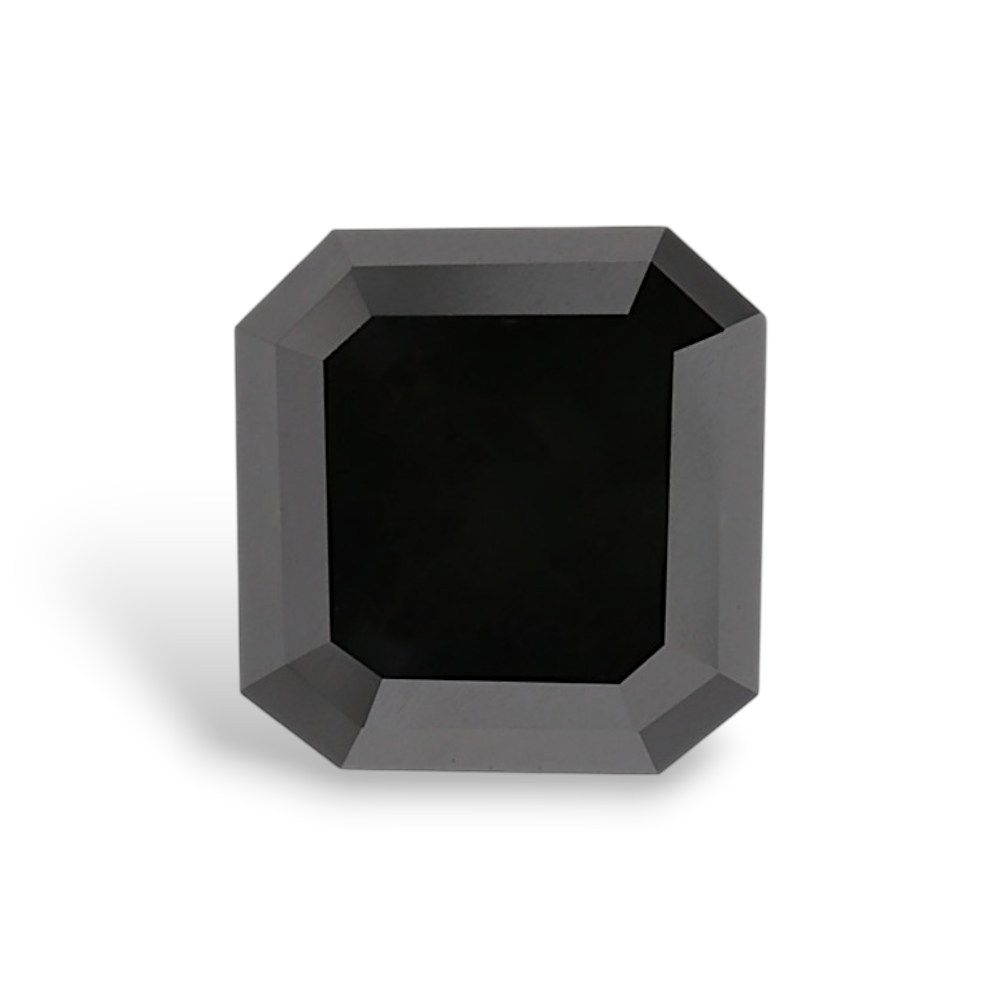 GIA 1.61 Carat Natural Fancy Black Sq emerald Diamond SE-9361GN