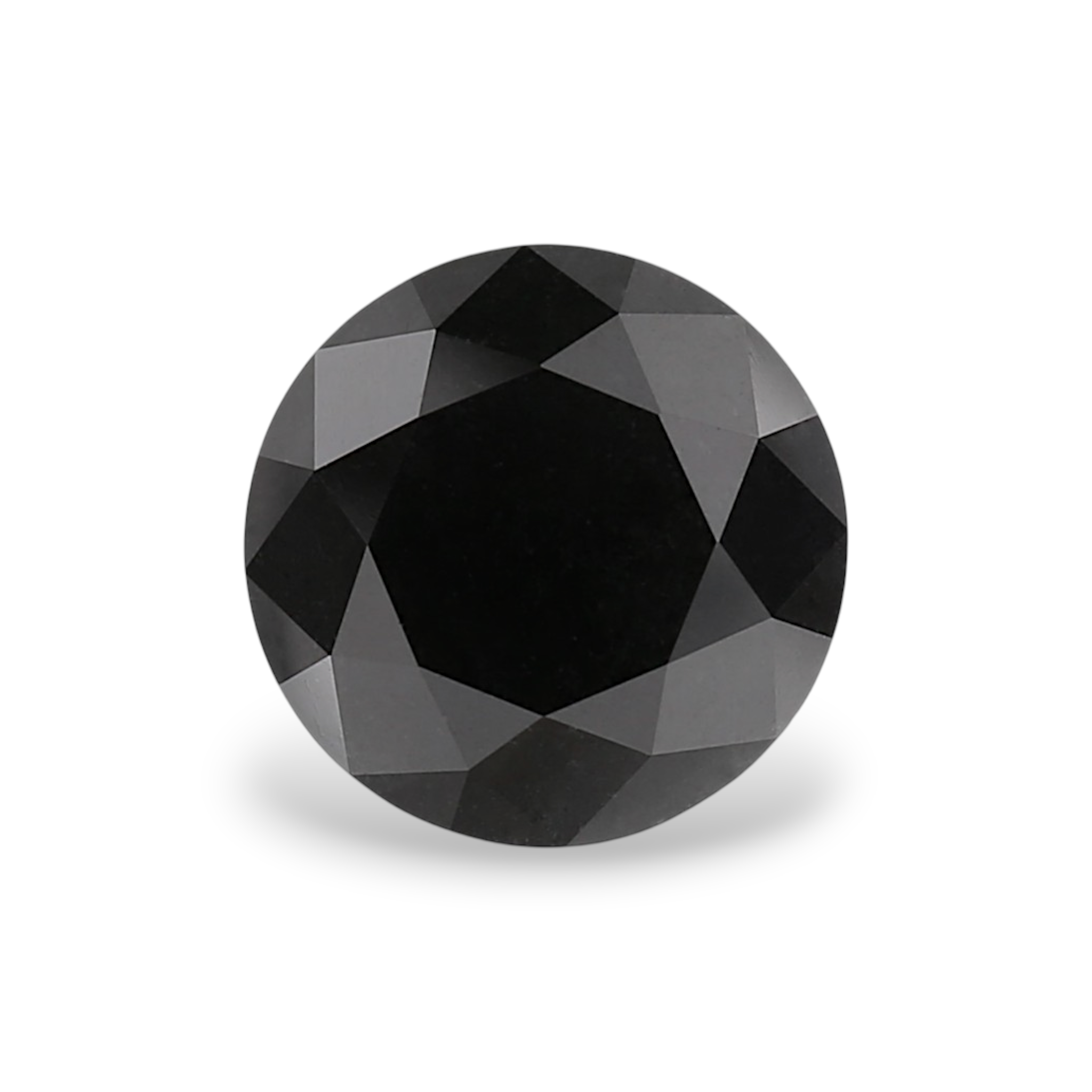 GIA 2.95 Carat Natural Fancy Black Round Diamond SE-9773GN